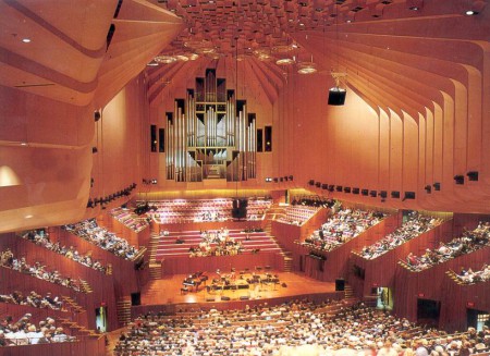 Interior del teatro de Sidney (Australia)